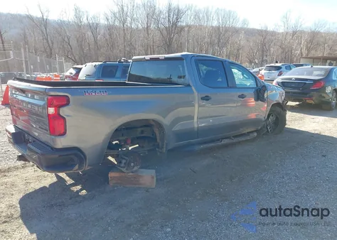 2021 Chevrolet Silverado 1500 Custom Trail Boss from USA, damaged, VIN 1GCPYCEF6MZ121316